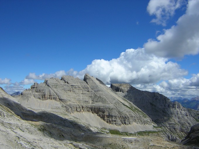 da Forcella dei Camosci verso Forcella dei Campanili