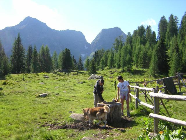 al bivacco degli Slavazi