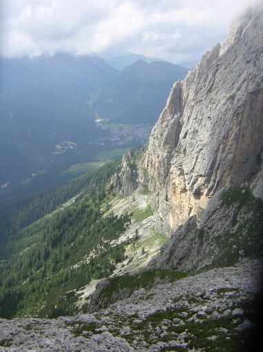 vista verso San Martino di Castrozza
