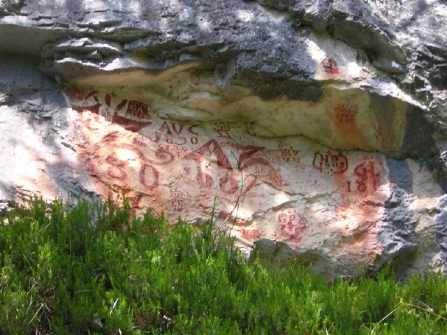 iscrizioni di pastori in Val Averta