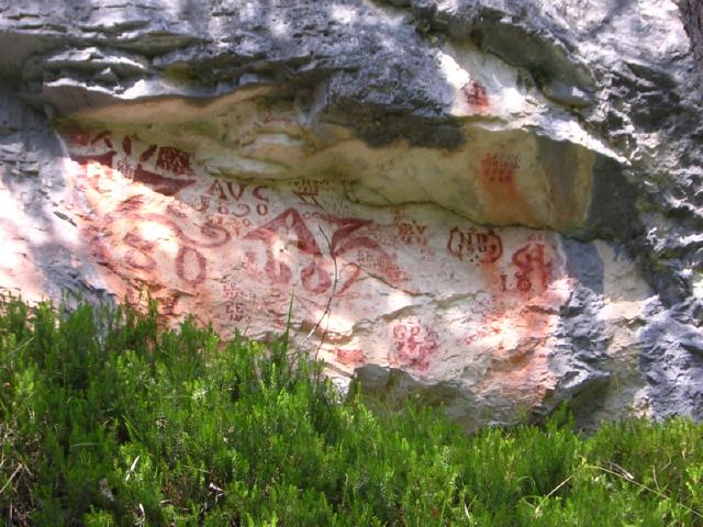 iscrizioni di pastori in Val Averta