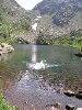 Gabriele fa il bagno nel lago Brutto