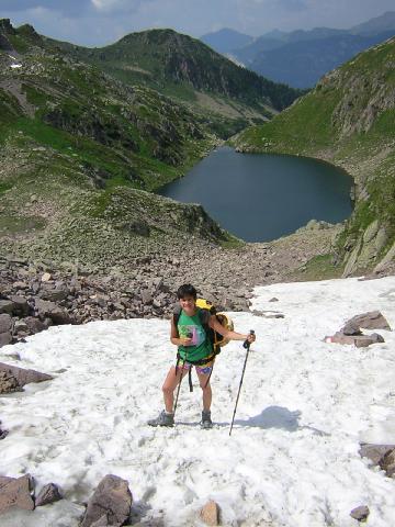 verso forcella Moregna, sopra il lago Brutto