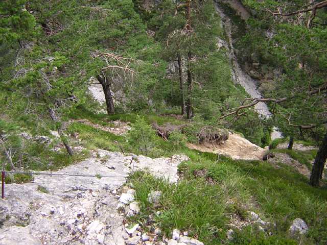 tratto attrezzato in Val Averta