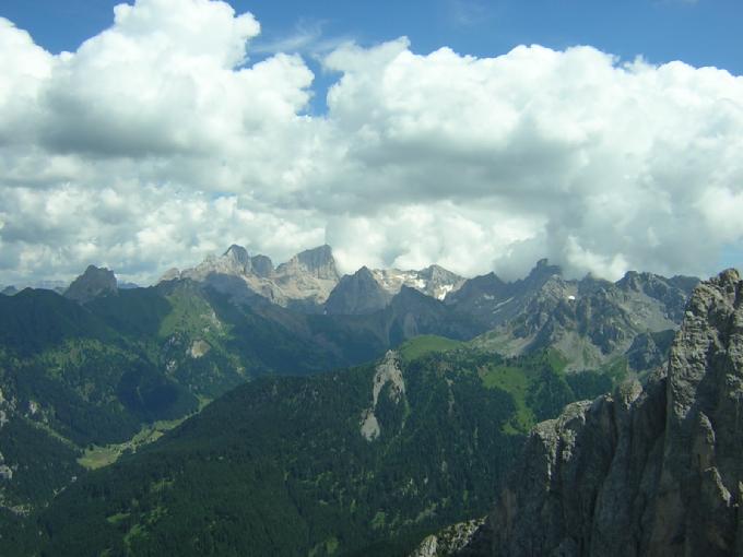 panorama dalla cima del Pass de Duodes