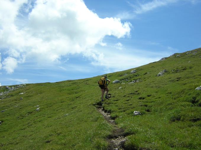 il pianoro del Sass Aut