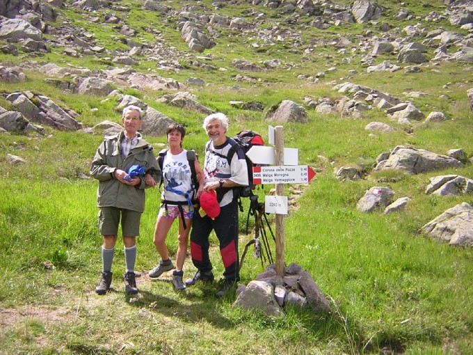 foto di gruppo al bivio