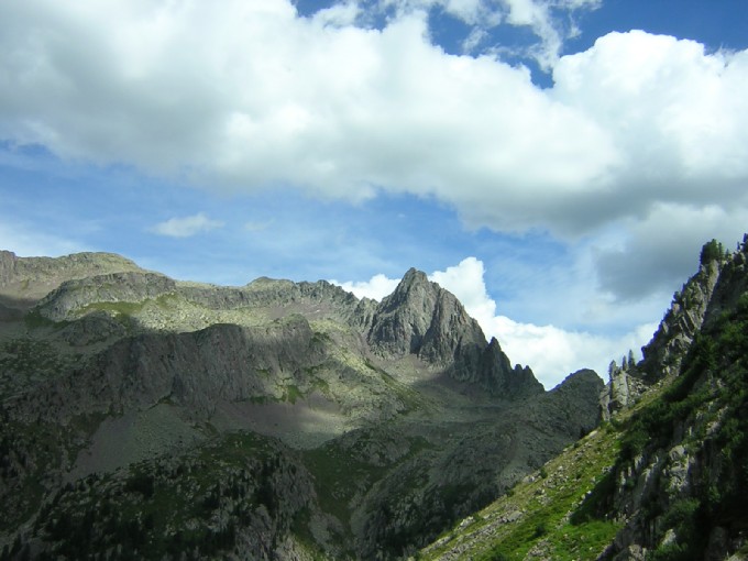 montagne sopra la forcella di Valmaggiore