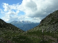 vista sul Latemar dalla forcella di Valmaggiore