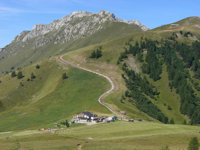 passo Lusia e costa di Viezzena