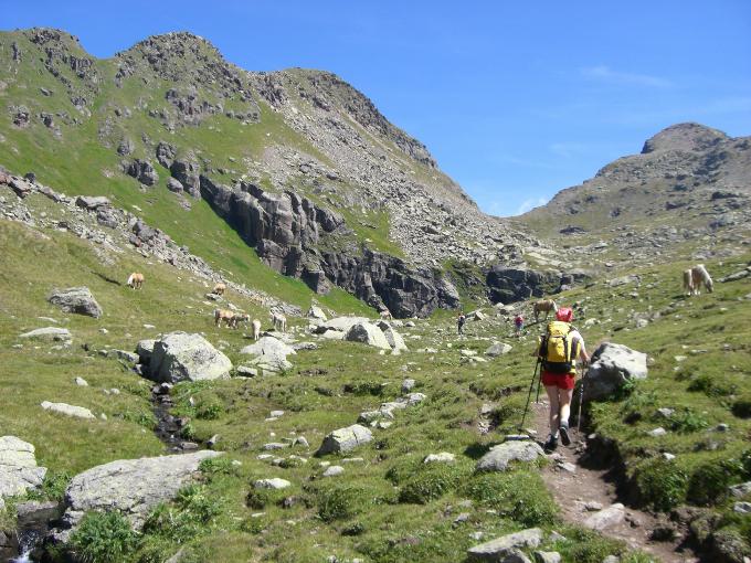 verso il secondo Laghetto di Lusia