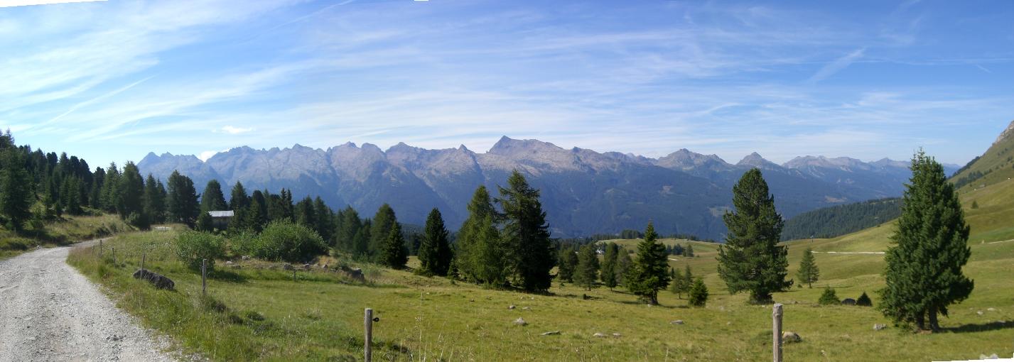 panoramica sui Lagorai