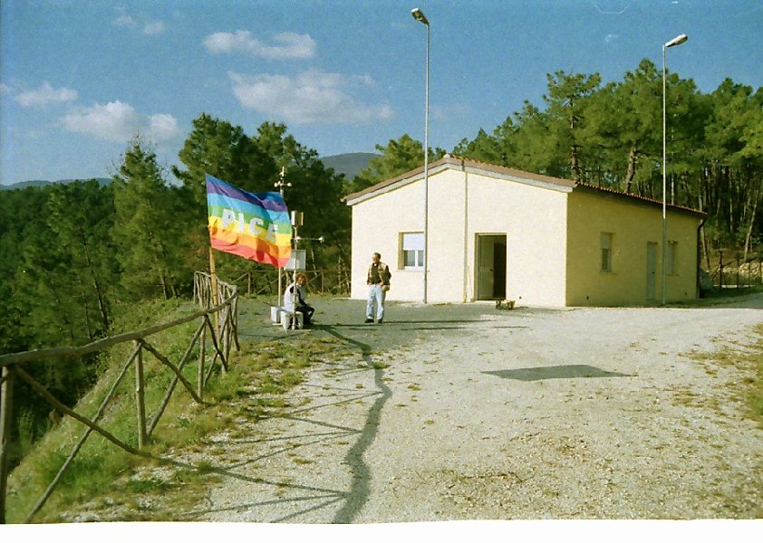 Palazzina:  Con Bruno Acciai, sul Belvedere - anno 2003